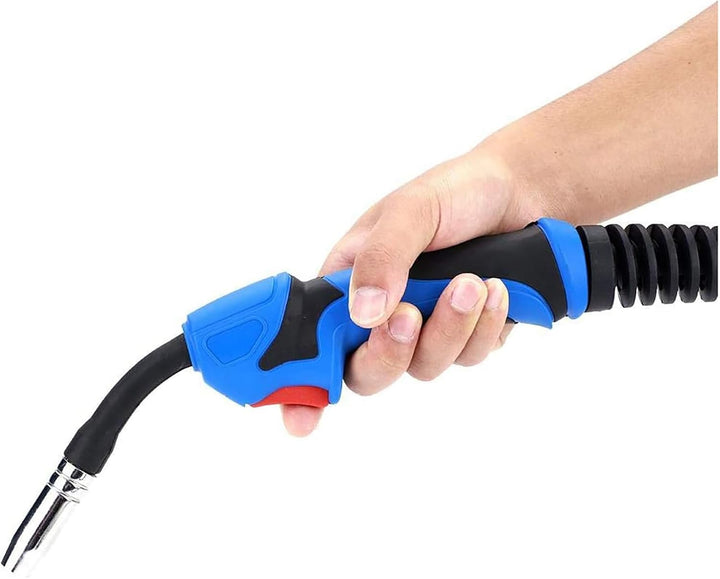 MIG/MAG Schweissbrenner, Schlauchpaket MB15 Welding Torch CO² Schutzgas Schweissbrenner 4m, mit Euro