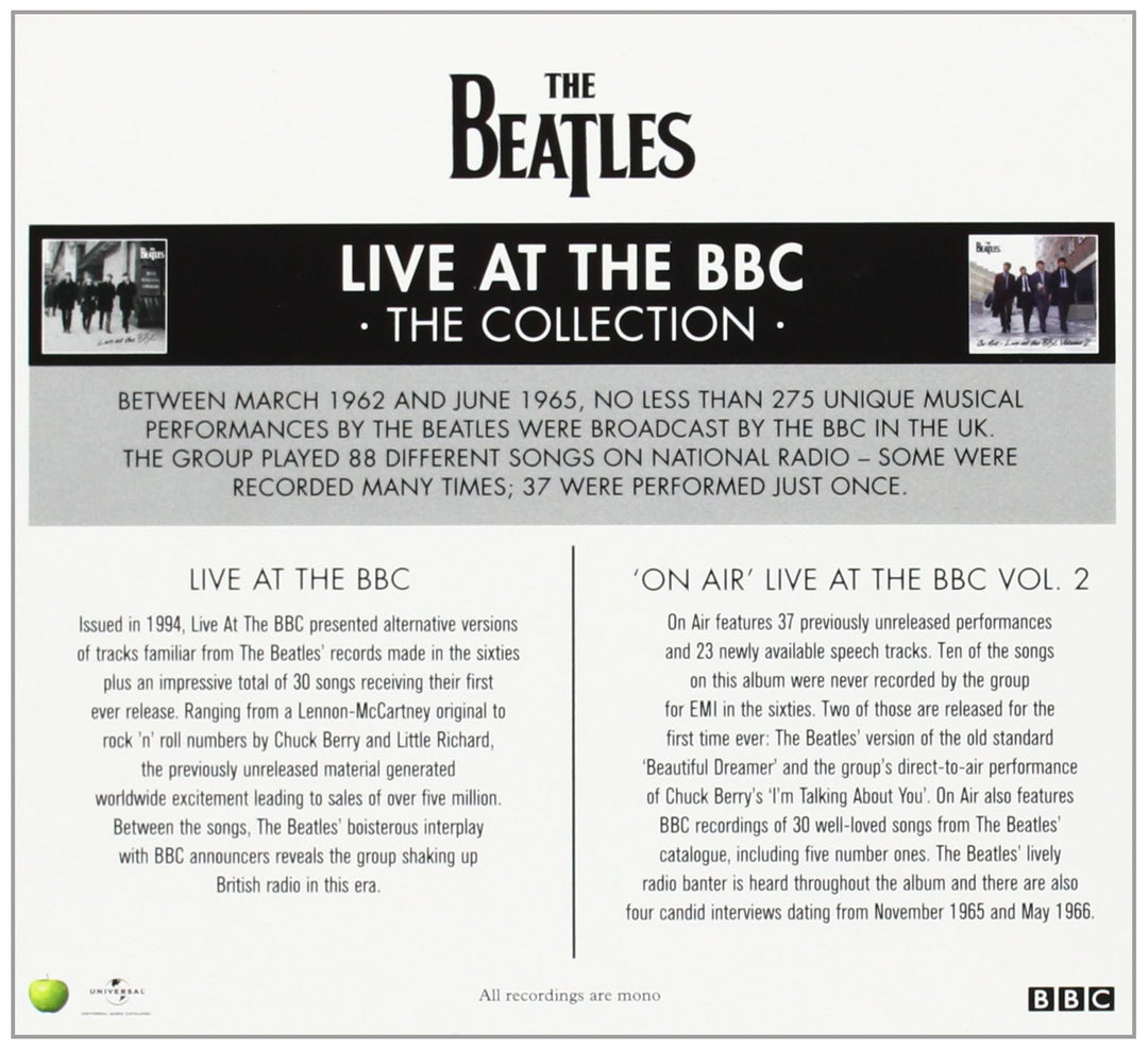 Live At The BBC - The Collection (Vol 1 + 2), Audio-CD