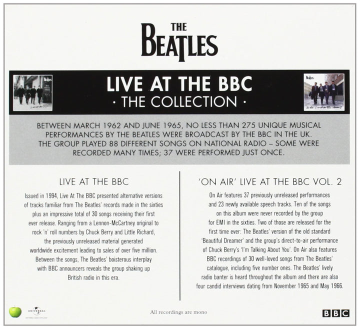 Live At The BBC - The Collection (Vol 1 + 2), Audio-CD