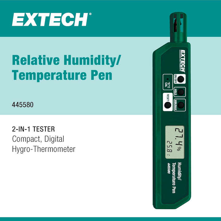 Extech Feuchte/Temperatur-Stift, 1 Stück, 445580