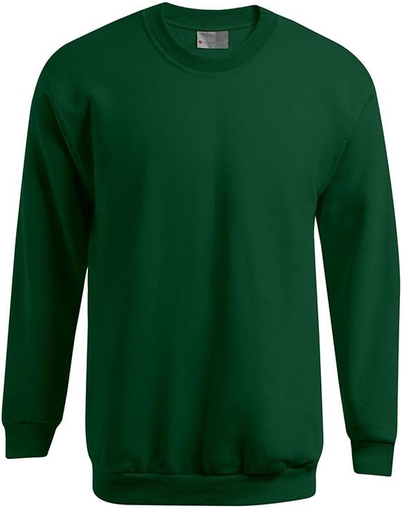 Premium Sweatshirt Plus Size Herren, Waldgrün, XXXL