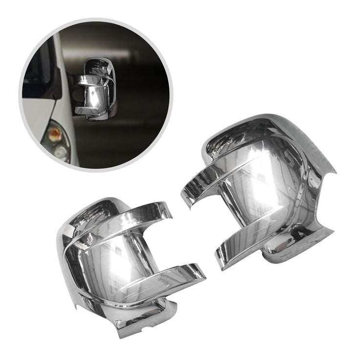 CHROMEMASTER | Spiegelkappen Kompatibel mit Renault Master III 2010-2020 | ABS-Kunststoff Spiegelabd