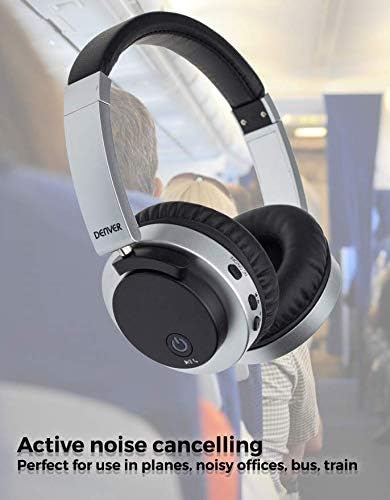 Denver 'BTN-206' Bluetooth On-Ear Kopfhörer Schwarz, Schwarz