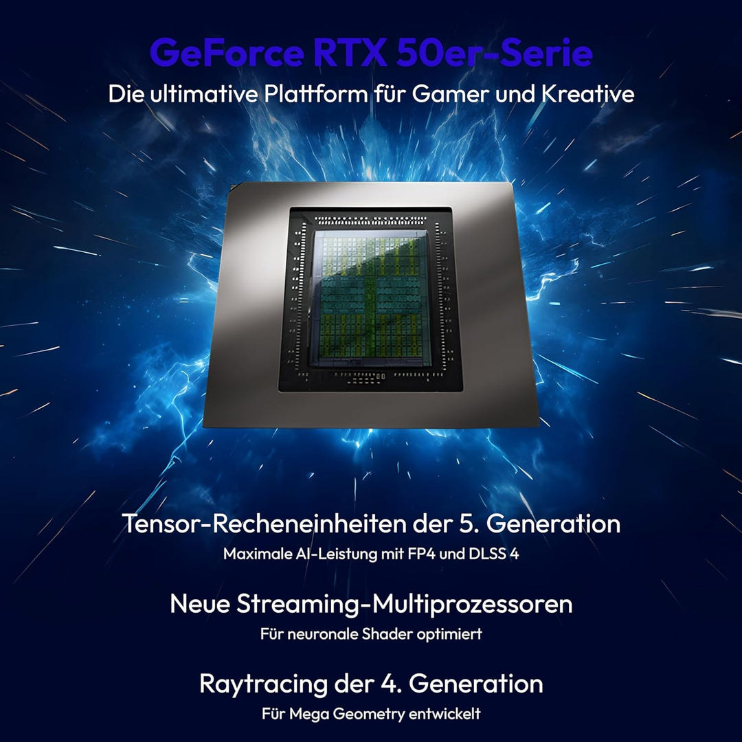 ERAZER Hunter X30 High-End Gaming PC (Core Ultra 7 265F, GeForce RTX 5070 Ti 16GB GDDR7, 32GB Kingst
