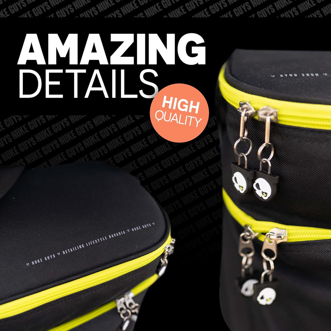 Nuke Guys Detailing Bag Big | Praktische Tasche für den Kofferraum mit Klett für optimale Fixierung