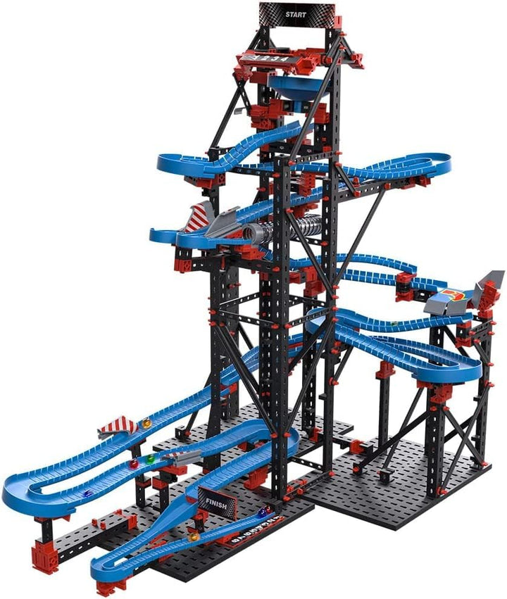 fischertechnik 564070 Kugelbahn Marble Competition – Bausatz für Kinder ab 8 Jahren, Lernspielzeug f