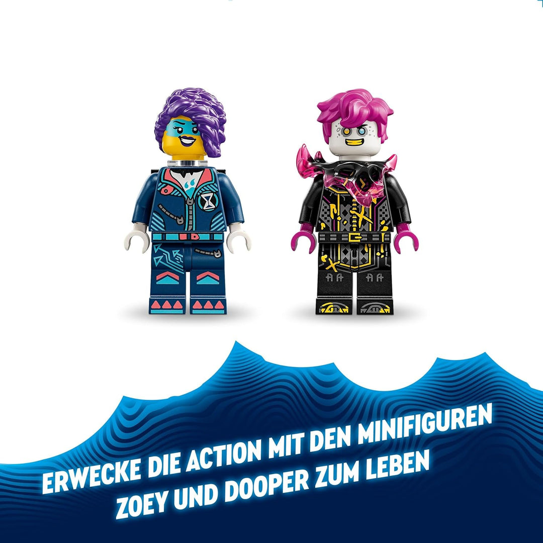 LEGO DREAMZzz 2in1 Zoey’s Cat Motorcycle Set, Rebuild an Animal Figure into a Bike Toy for 7 Plus Ye