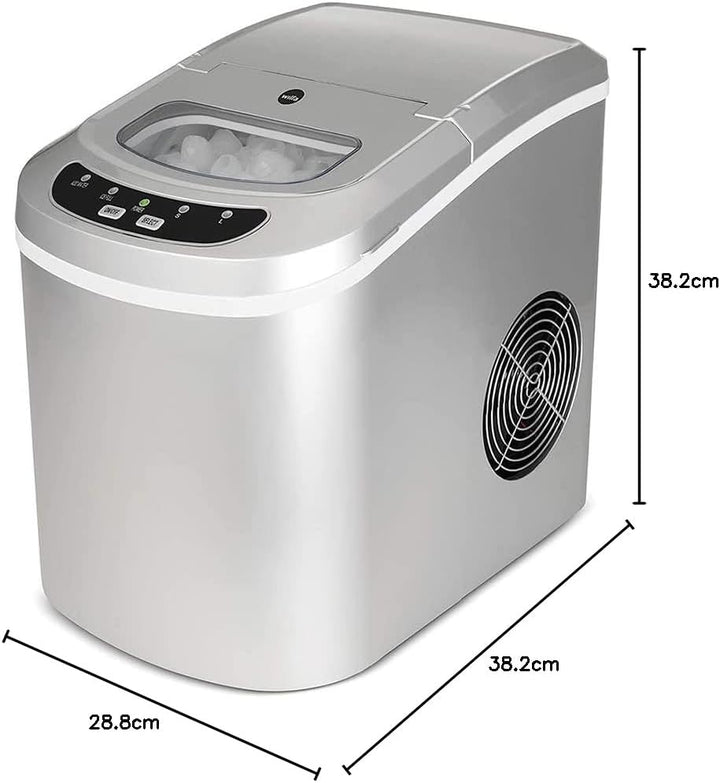 Wilfa FROSTBITT Eiswürfelmaschine - stellt 70 Eiswürfel pro Stunde und bis 12 kg Eis pro Tag her, kl