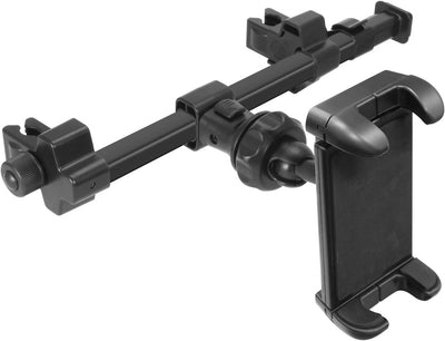 Macally HRMOUNTPRO-B, Kopfstützen Autohalterung für alle iPad & Tablet PCs, schwarz, bis 25 cm Breit