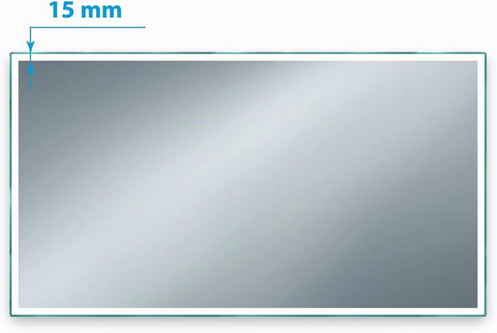 SARAR Wandspiegel mit schmaler rundum LED-Beleuchtung 160x80 cm Made in Germany Designo MA4111 Badsp