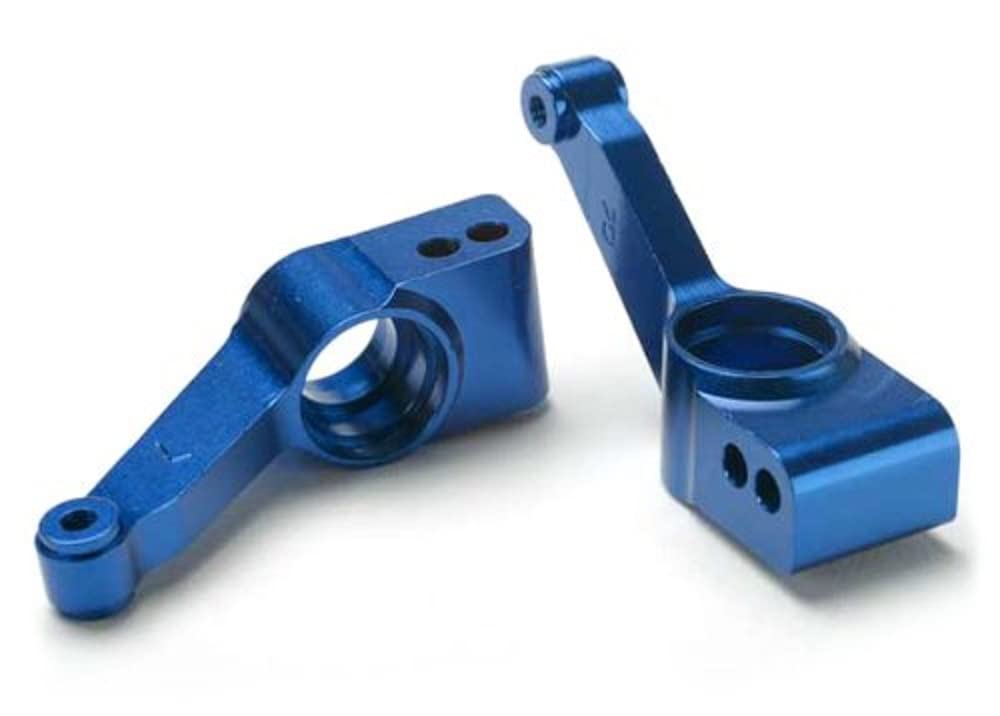 Traxxas 1952X Achsschenkel, Aluminium, Heckträger, Modellautoteile, Blau, Blau