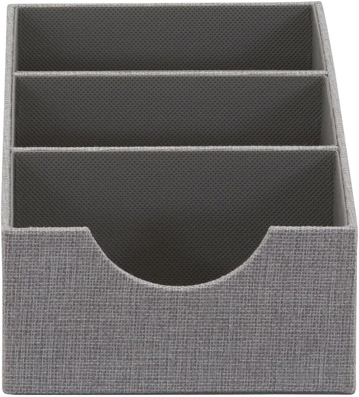 Household Essentials Deep 3 Section Drawer Organizer Box for Storage | 12 in x 6.13 in x 3.13 in | G