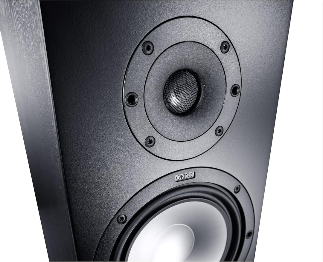 Canton GLE 436 140 W BLACK Loudspeaker – Loudspeakers (2-Way, Wired, 140 W, 38 – 30000 Hz, 8 Ohm, Bl