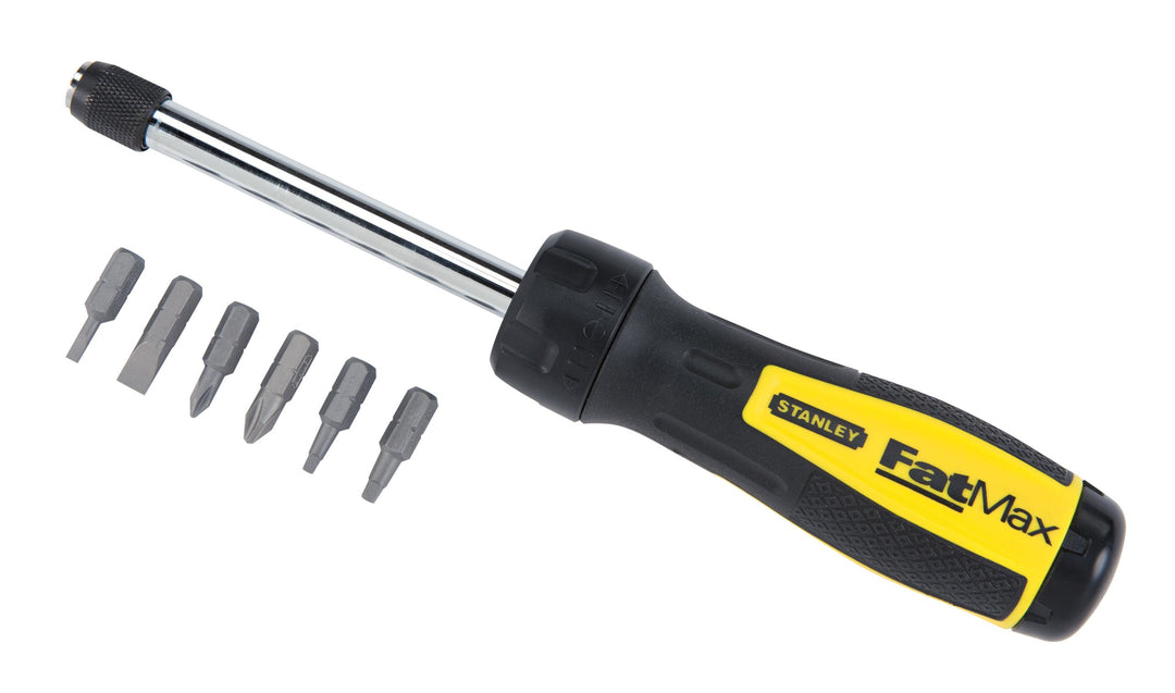 Stanley 69-189 Ratcheting Multi-Bit Screwdriver One Size, One Size