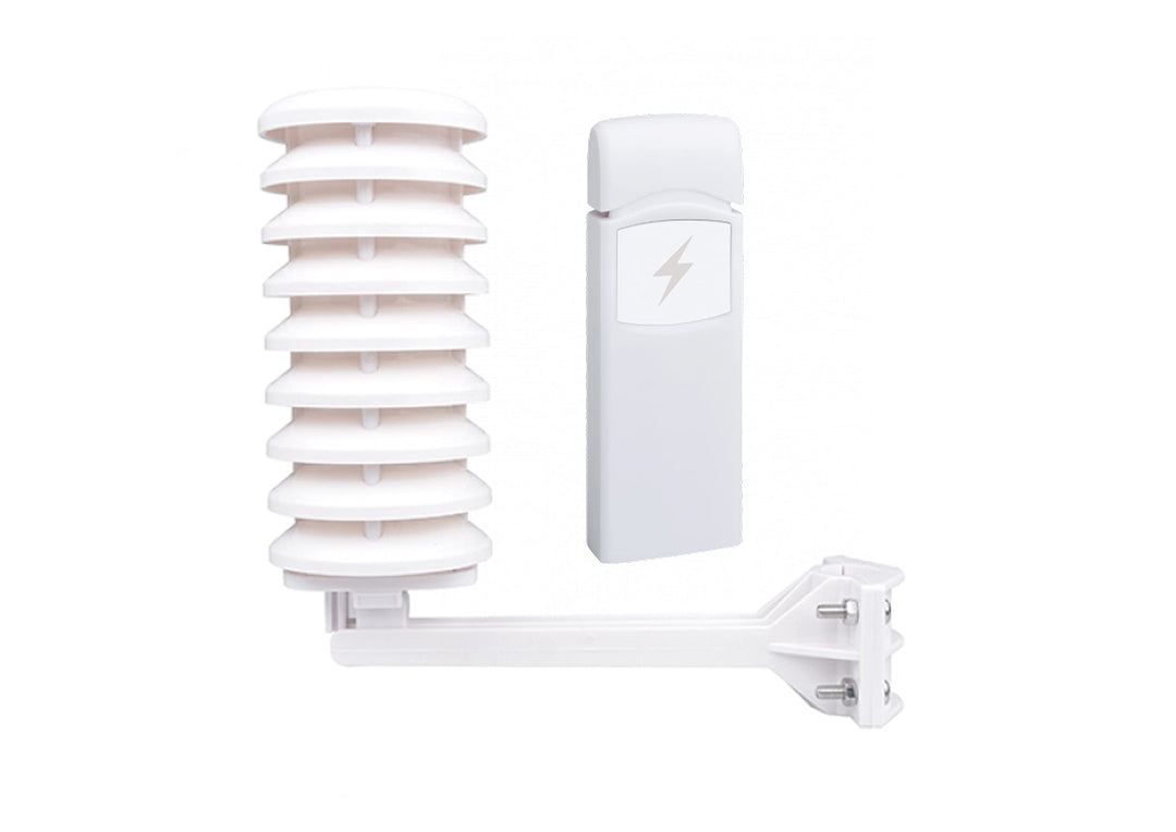 froggit DP60 Blitzdetektor Funksensor inkl. RS00001 Sonnenschutz/Strahlenschutz