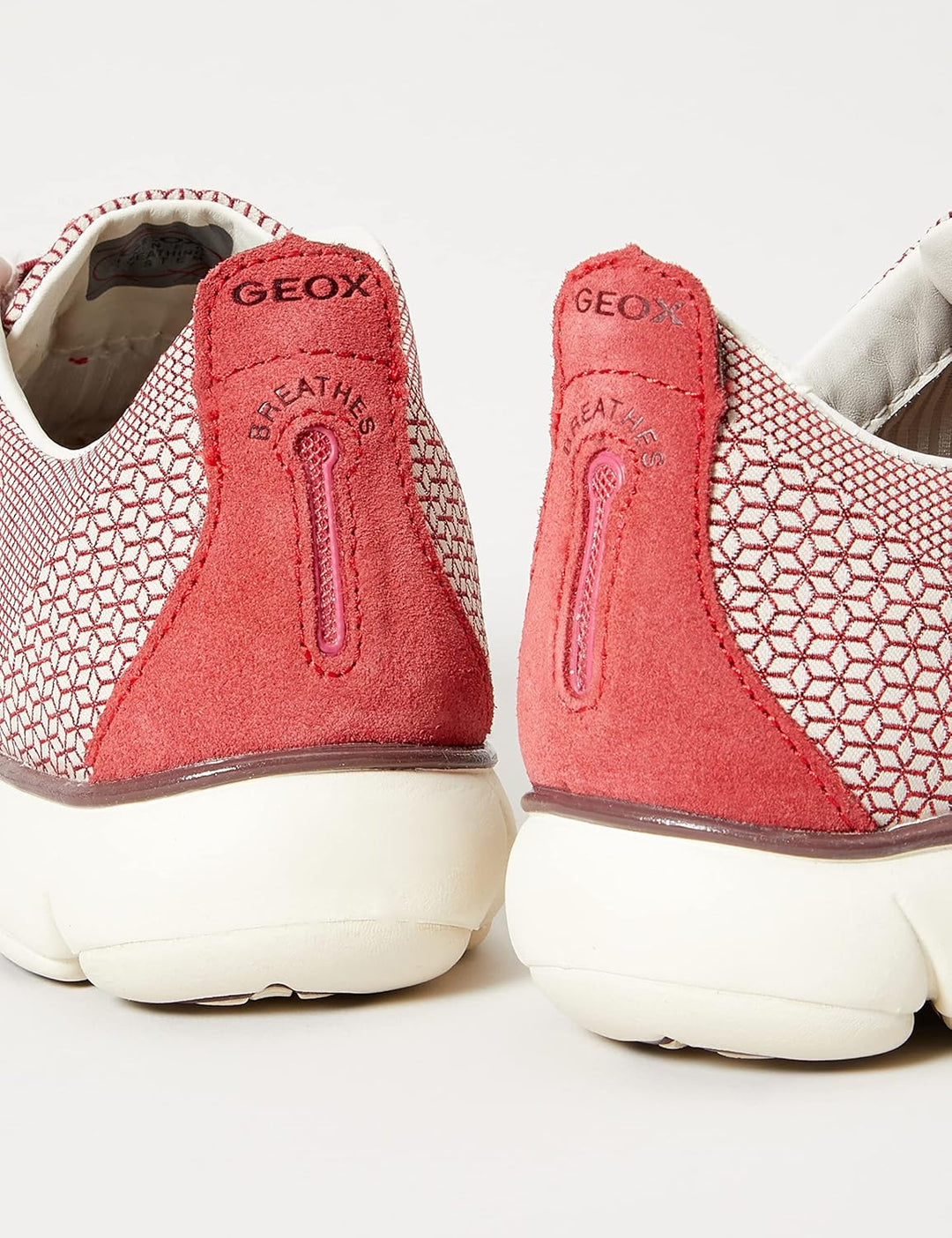 Geox Mädchen D Nebula E Sneakers 36 EU Sand Dk Red, 36 EU Sand Dk Red