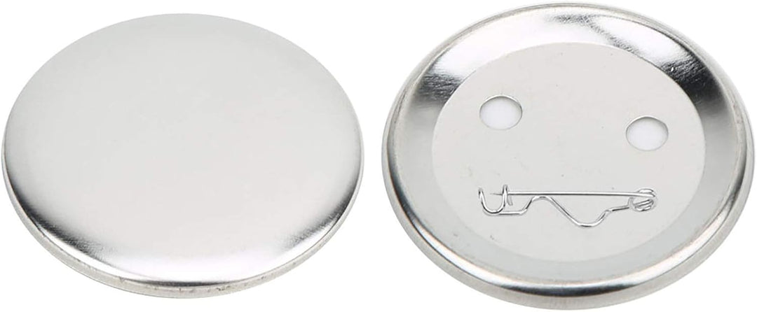 HEEPDD Abzeichen Knopf Teile, 100 Sätze 56mm Blank Badge Making Supplies für Abzeichen Corsage Namen