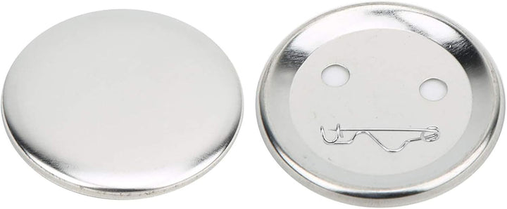 HEEPDD Abzeichen Knopf Teile, 100 Sätze 56mm Blank Badge Making Supplies für Abzeichen Corsage Namen