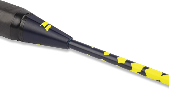 Babolat Power Light Badminton Schläger Allround Racket schwarz/gelb besaitet + inklusive Tragetasche