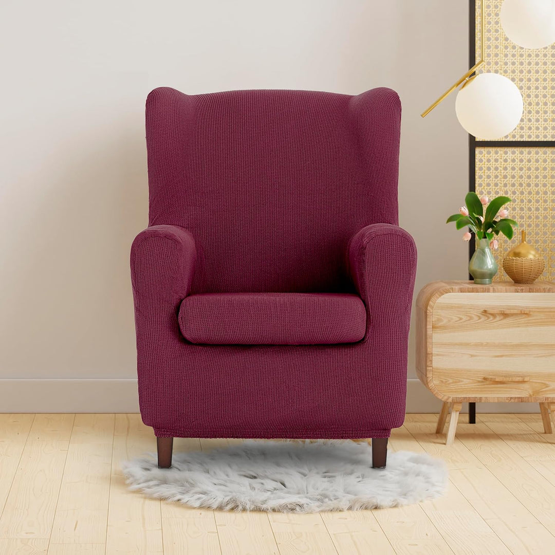 Eysa Ulises elastisch Sofa überwurf ohrensessel, Polyester-Baumwolle, 08-rot, 37 x 5 x 29 cm, 08-rot