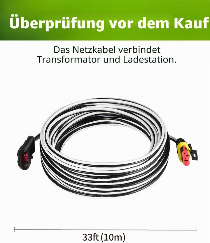 Lonnky Ersatz Niederspannungskabel Transformator Kabel für Husqvarna Automower 105, 115H, 310, 315,