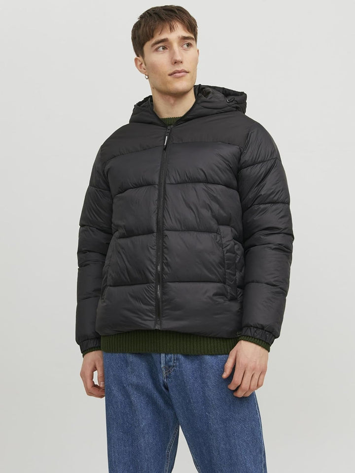 JACK & JONES Male Steppjacke Steppjacke M Schwarz, M Schwarz