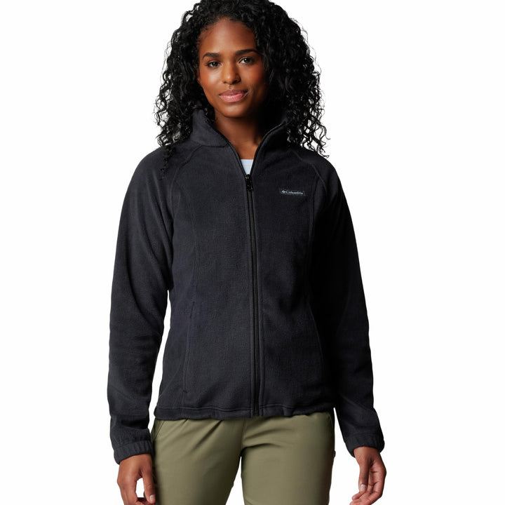 Columbia Benton Springs Damen-Fleecejacke mit durchgehendem Reissverschluss XS Petite Schwarz, XS Pe