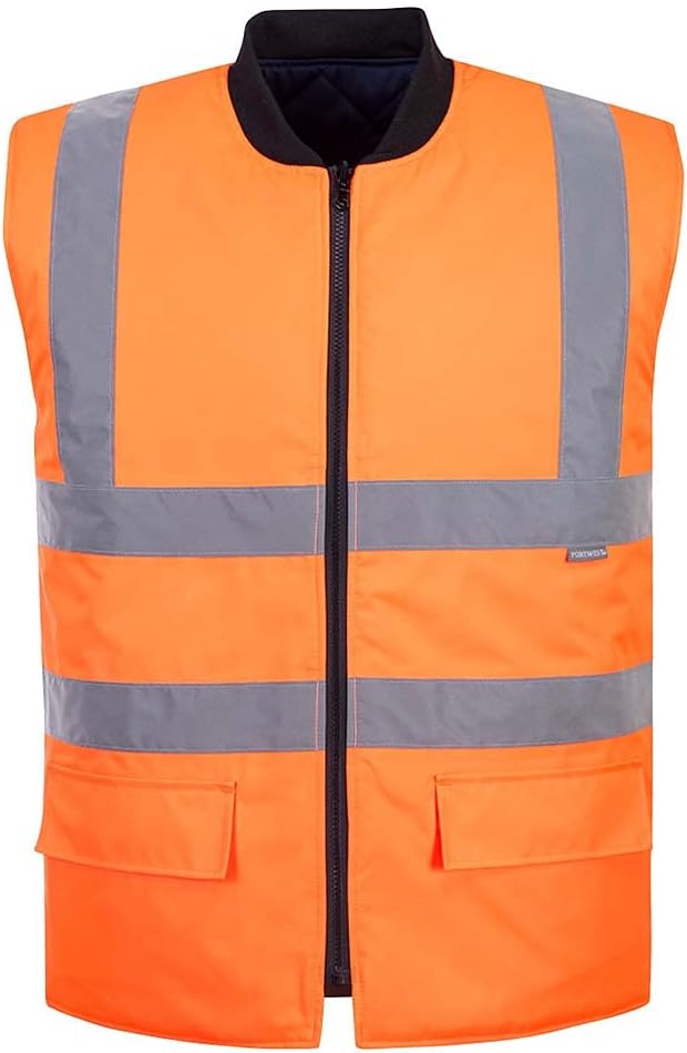 Portwest Warnschutz-Wendeweste , Grösse: L, Farbe: Orange, S469ORRL L Orange, L Orange