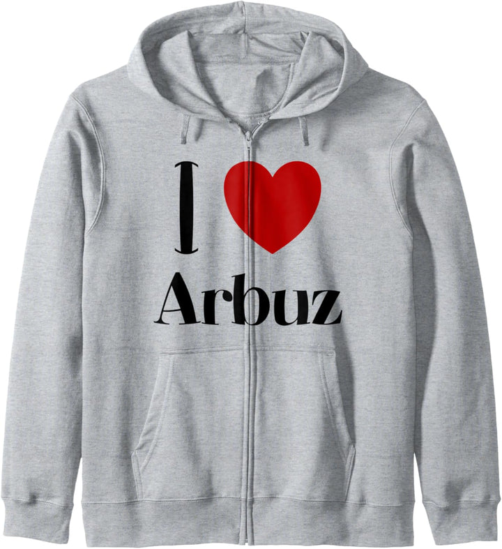 Russland I Love Arbuz Russia Russisches Essen Wassermelone Kapuzenjacke