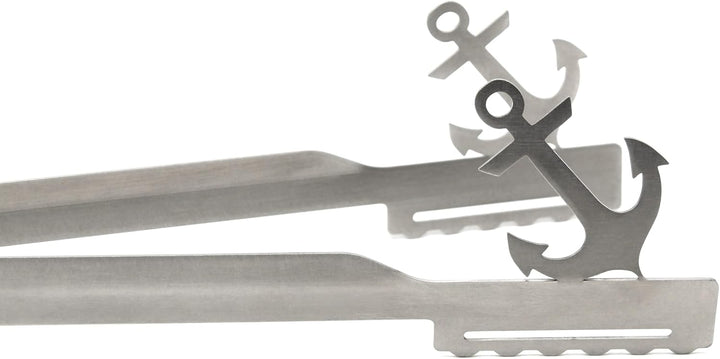 Grillzange Motiv Anker spülmaschinengeeignet, Geschenkidee, Männergeschenk, Geschenk Seefahrer, Kapi