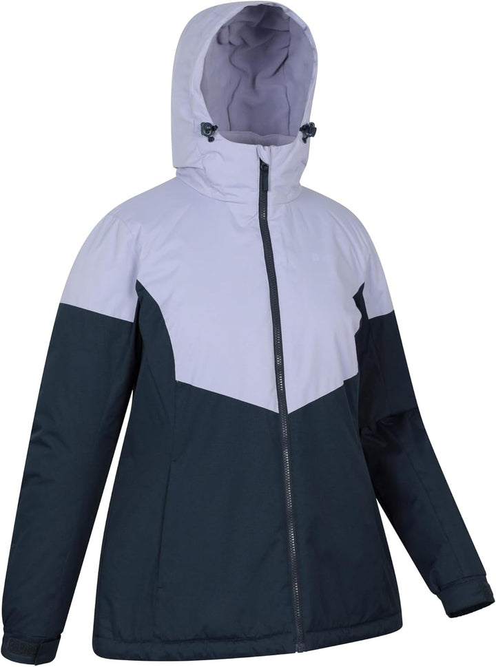 Mountain Warehouse Damenskijacke und -hosenset – Wattierte Isolierung, Schneefang, Reissverschlussta