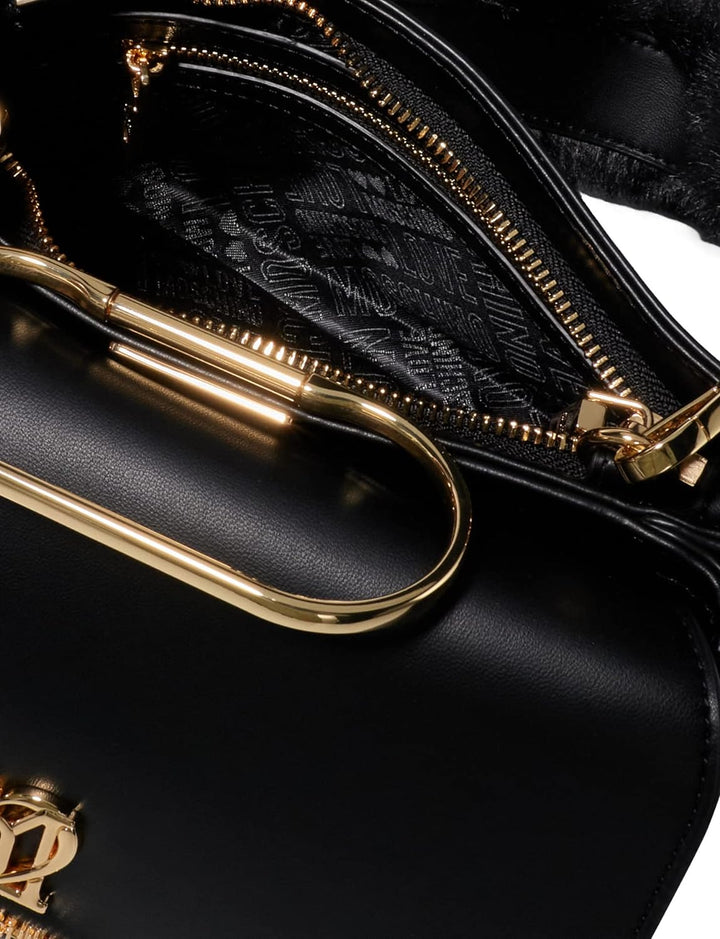 Love Moschino Damen Jc4390pp0fko0 Umhängetasche Schwarz, Schwarz