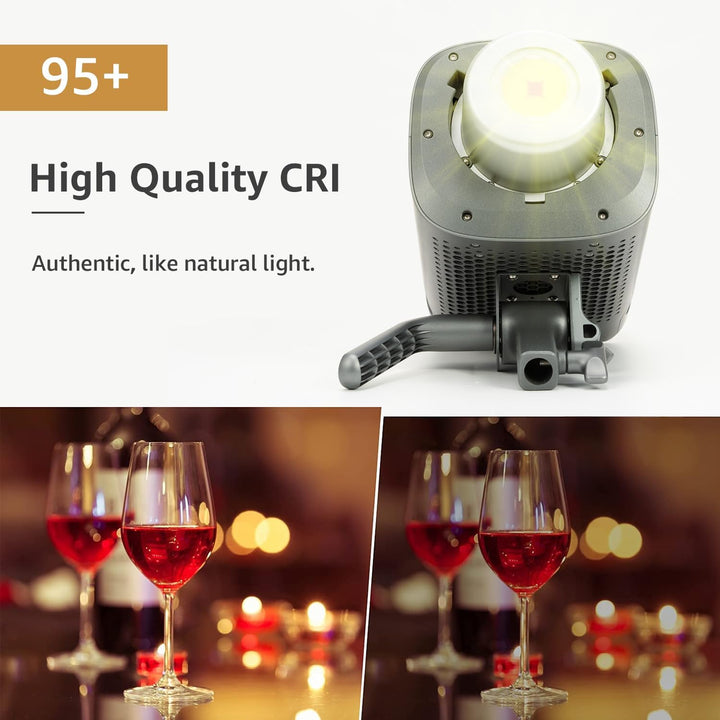 Amaran 300c - Vollfarbige 300W Bowens Mount Point-Source LED-Leuchte mit RGBWW und Hochwertiger Lich