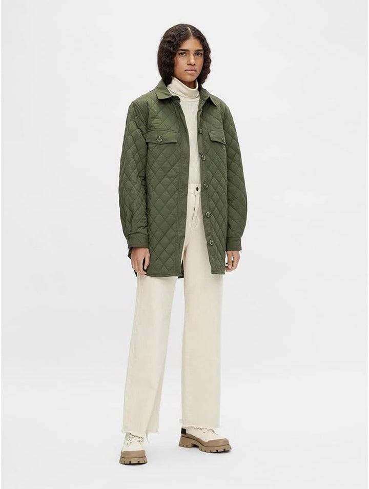 Damen Objrandy Vera Jacket Noos Jacke, Forest Night