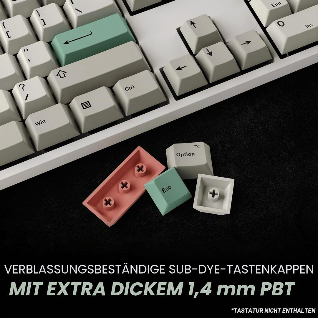 Custom Keycaps | Dye Sublimation PBT Keycap Set for Mechanical Keyboard | 139 Keys | Cherry Profile