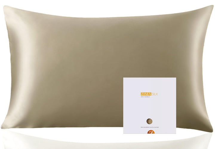 ZIMASILK Kissenbezug aus 100% Seide für Haare und Haut. Doppelseitige 19 Momme Reine Maulbeerseide K