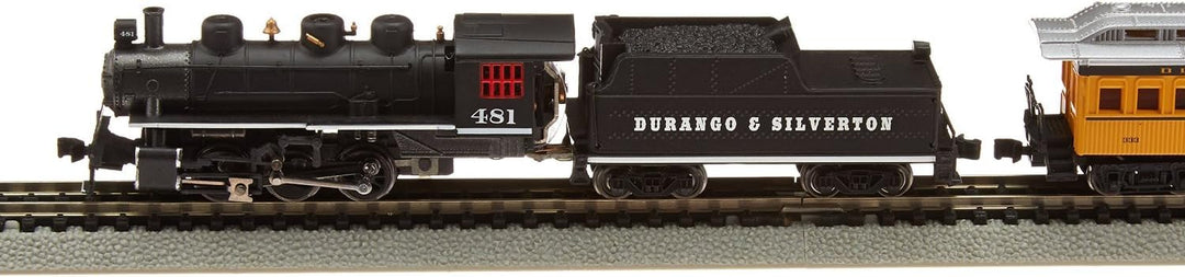 Bachmann Trains 24020 Durango & Silverton Ready-to-Run Elektrozug-Set, Massstab N, Schwarz