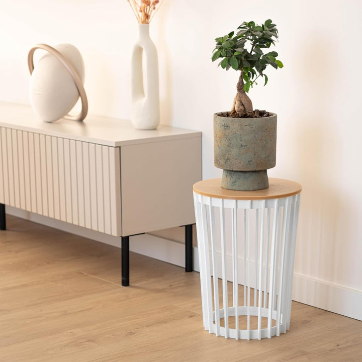 KADAX Blumentopfständer Aytre, Blumenständer aus Kunststoff, Pflanzenständer, Pflanzentisch, Blument