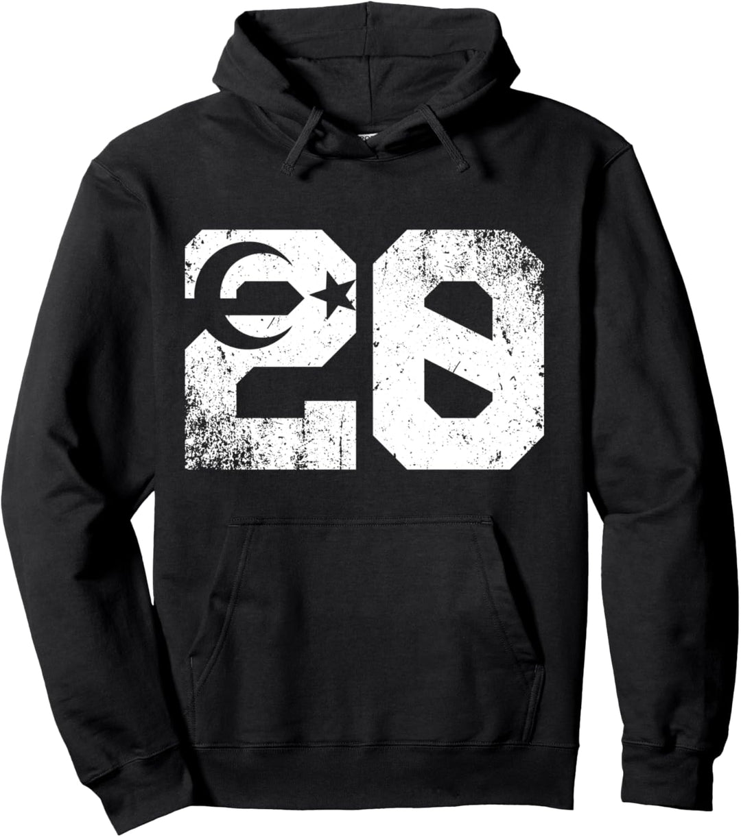 Denizli 20 Memleket Türkei Fahne Geschenkidee Pullover Hoodie