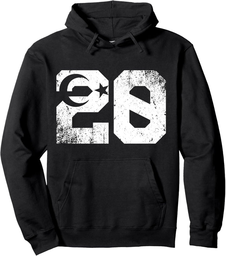 Denizli 20 Memleket Türkei Fahne Geschenkidee Pullover Hoodie