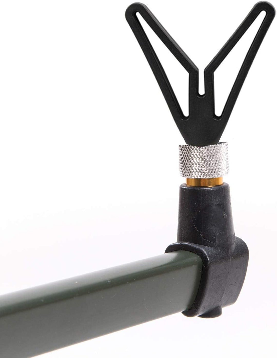 Master Rod Pod Rutenhalter Aluminium Deluxe für 3 Ruten inkl. Rutenauflagen Tasche Dunkelgrün + Biss