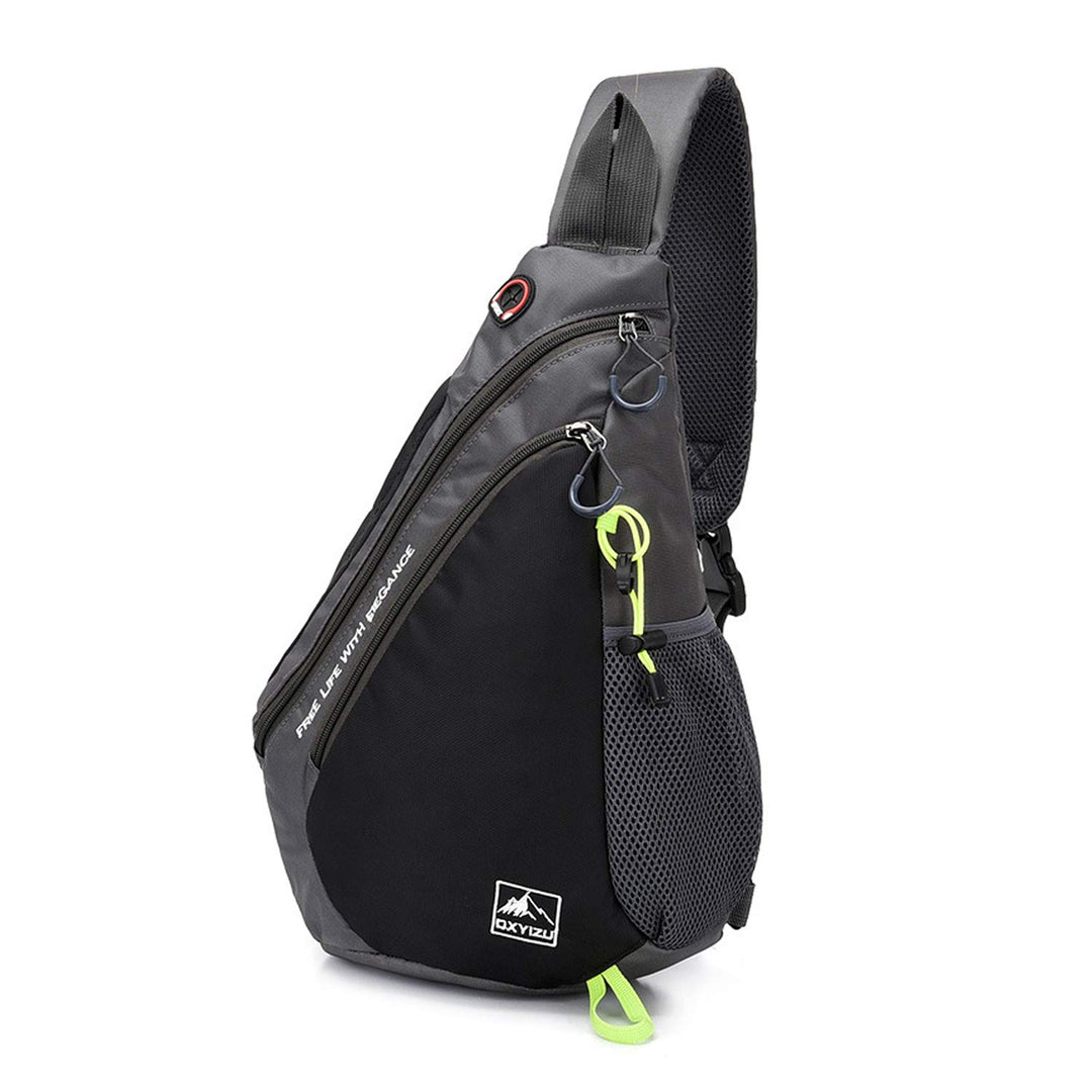 FANDARE Leicht Brusttasche Sling Rucksack Schultertasche Chest Bag Crossbody Umhängetasche Sporttasc