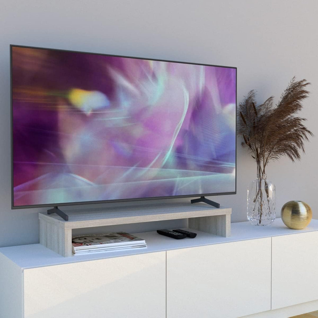 Henor Riser-Halterung für TV aus FSC® Holz 90 x 35 x 15 cm Eiche Stel. Unterstützt 60 kg. 90x35x15 E