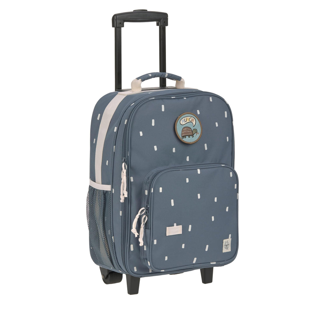 LÄSSIG Kinderkoffer Trolley Reisekoffer mit Teleskopstange und Rollen für Kinder Handgepäck/Trolley
