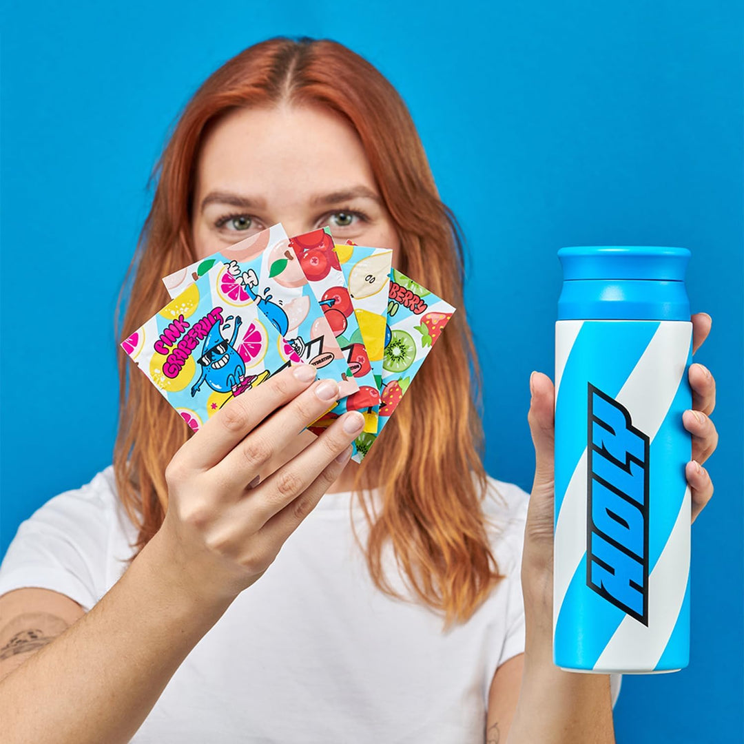 HOLY Hydration Thermo Shaker – 700ml Isolierflasche aus hochwertigem Edelstahl – bis zu 12 Stunden k