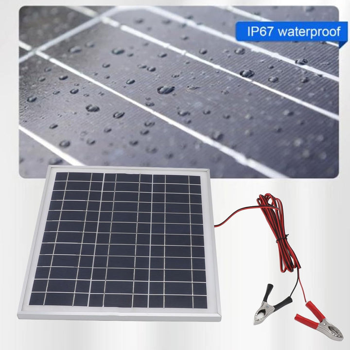 Tragbares 50W Solarpanel, Wasserdichter Aluminiumrahmen Monokristallines Silizium Solar batterie Lad