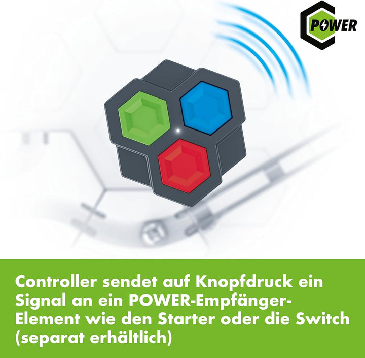 Ravensburger GraviTrax POWER Element Controller - Elektronisches Zubehör für Kugelbahnen, Konstrukti