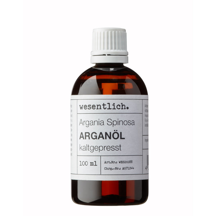 Arganöl kaltgepresst 100ml - 100% reines Öl (Argania Spinosa) aus Marokko von wesentlich. Arganöl 10