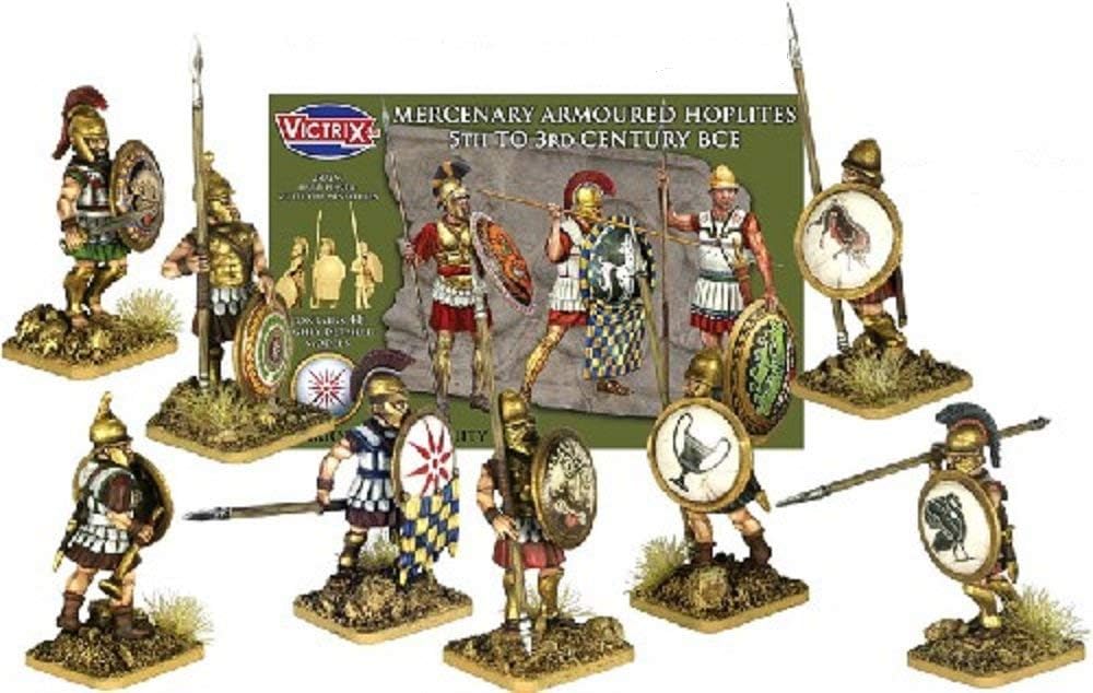 Victrix VXA004 - Mercenary Gepanzerte Hopliten 5. Bis 3. Jahrhundert BCE - 48 Abbildung Box Set - An