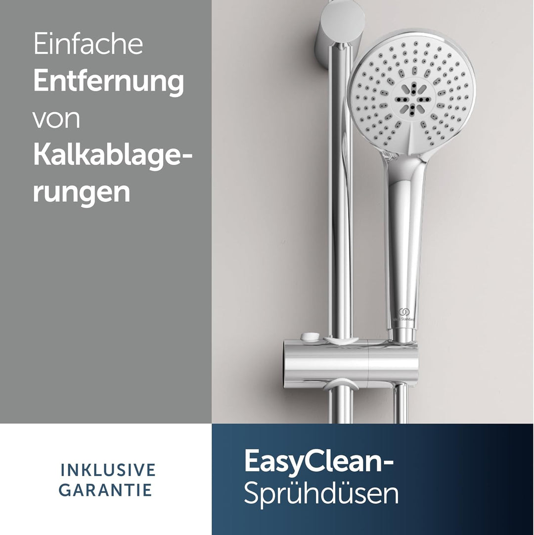 Brausestangen-Set Ideal Standard B9508AA, Serie M3 Smart, 720 mm Duschstange mit 100 mm Durchmesser